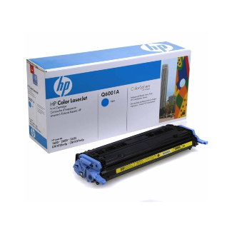Совместимый картридж HP Q6001A Cyan