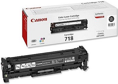 Заправка картриджа Canon 718 black