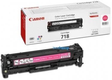 Заправка картриджа Canon 718 magenta